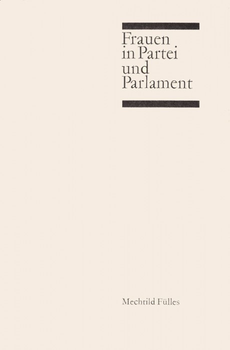 Frauen in Partei und Parlament