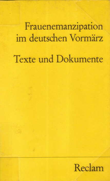 Frauenemanzipation im deutschen Vormärz